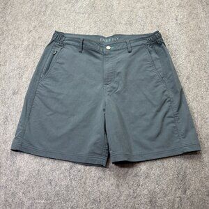 Free Fly Shorts Men L Blue Golf Performance Stretch 7" Hybrid Technical Elastic